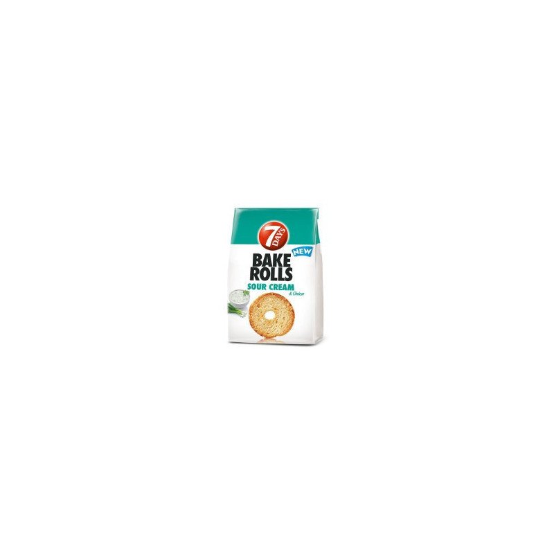 7DAYS BAKEROLLS SMANTANA SI CEAPA 80G -BAKE ROLLS CON PANNA E CIPOLLA