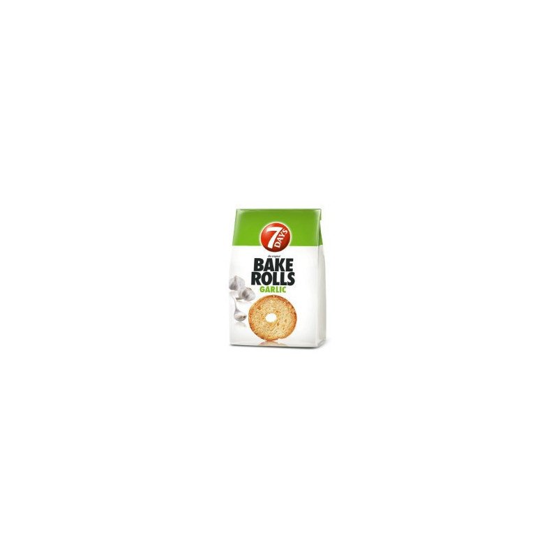 7DAYS BAKEROLLS USTUROI 80G-BAKE ROLLS CON AGLIO