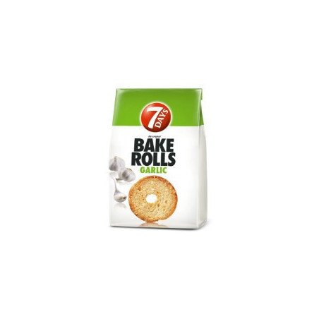 7DAYS BAKEROLLS USTUROI 80G-BAKE ROLLS CON AGLIO
