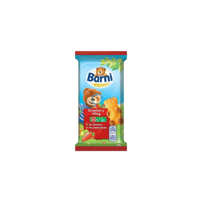 BARNI URSULETI 30G CAPSUNI 24/BAX-MERENDINA ALLA FRAGOLE