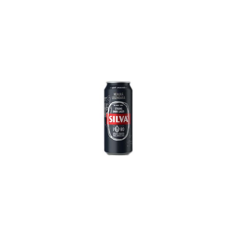 BERE DOZA SILVA STRONG DARK 0,5L-BIRRA LATTINA SILVA STRONG DARK