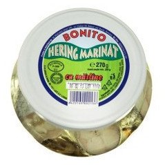 BONITO HERING MARINAT CU LAMAIE 270G-ARINGA MARINATA LIMONE