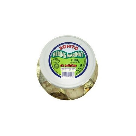 BONITO HERING MARINAT CU LAMAIE 270G-ARINGA MARINATA LIMONE