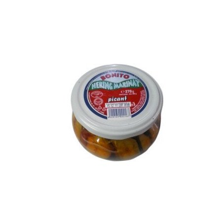 BONITO HERING MARINAT PICANT 270G-ARINGA MARINATA PICCANTE
