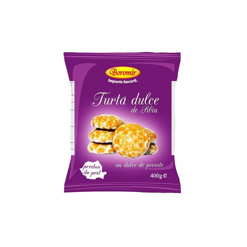 BOROMIR TURTA DULCE SIBIU DE POST 100G 16/BAX-PAN SPEZIATO