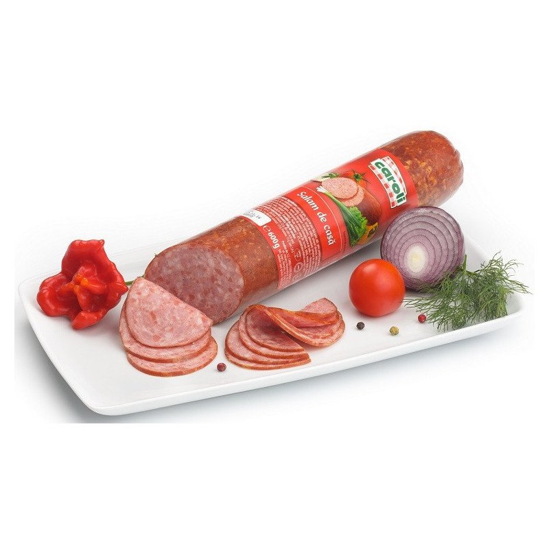 CAROLI SALAM DE CASA 600G VID/BAX6-SALUME DI CASA