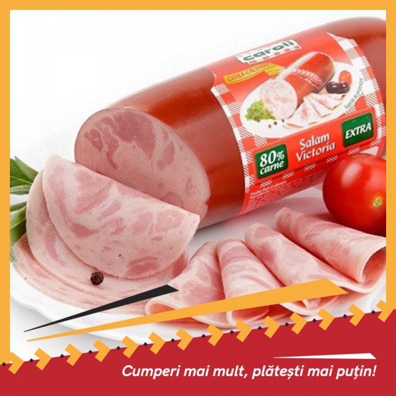 CAROLI SALAM VICTORIA 400G (80%CARNE)/BAX10 -SALUME "VICTORIA"