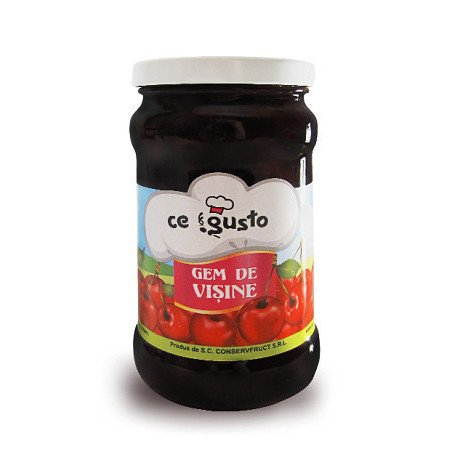 CEGUSTO GEM DE VISINE 370G 8/BAX-MARMELLATA AMARENE