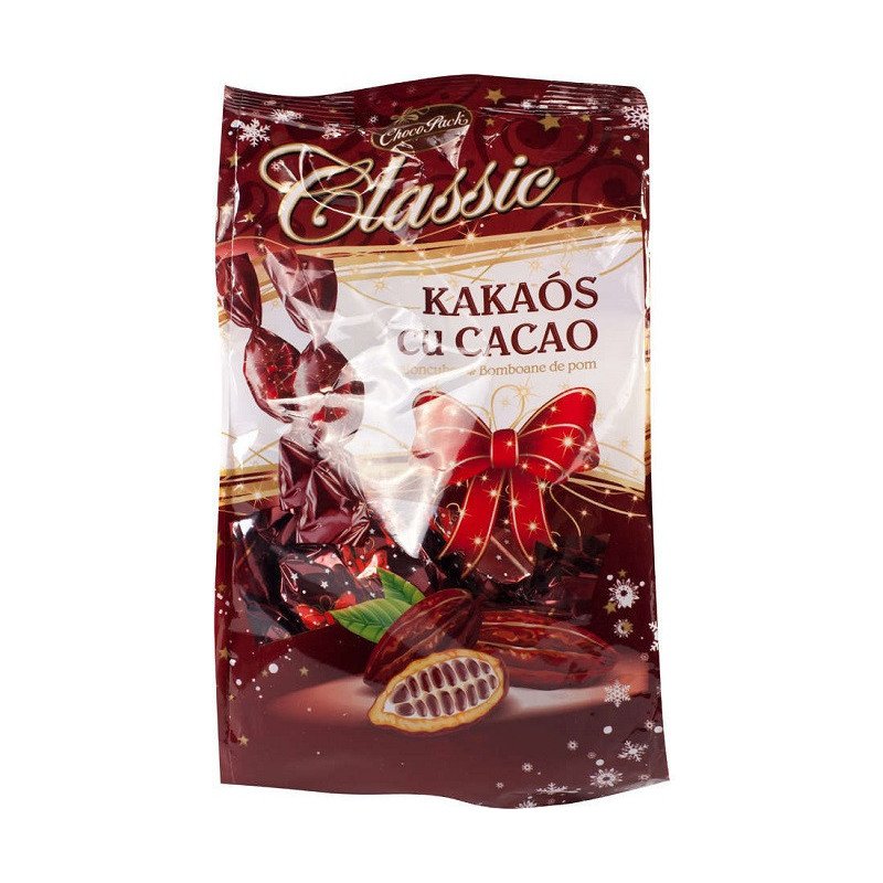 CHOCO PACK BOMB.POM CACAO ROM CU GLAZURA DE CACAO 300G 10/BAX-CARAMELLE