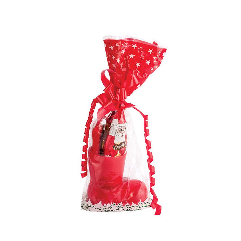 CHOCO PACK PACHET CRACIUN CIZMULITA 150G 12/BAX (120X60X330mm)-DOLCE REGALO