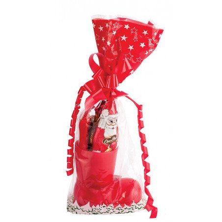 CHOCO PACK PACHET CRACIUN CIZMULITA 150G 12/BAX (120X60X330mm)-DOLCE REGALO