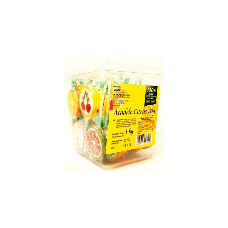 CITRUS ACADELE GM MIX 20G 50/BAX-CARAMELLE