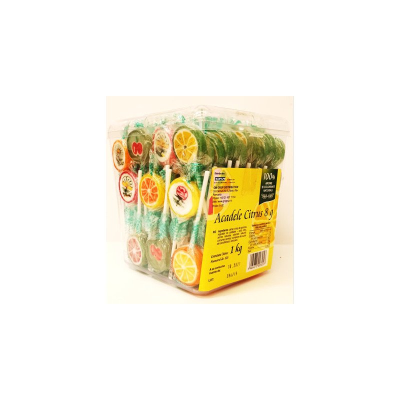 CITRUS ACADELE GM MIX 8G 125/BAX-CARAMELLE