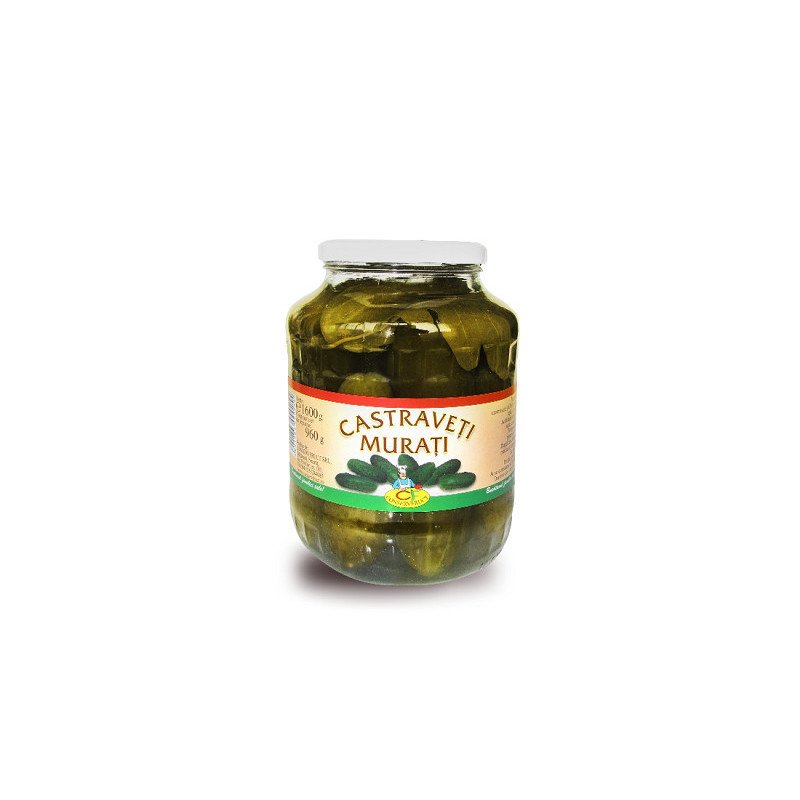 CONSERVFRUCT CASTRAVETI MURATI 1,6L 4/BAX-CETRIOLI IN SALAMOIA