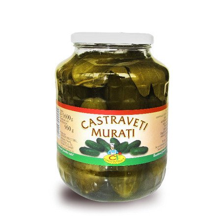 CONSERVFRUCT CASTRAVETI MURATI 1,6L 4/BAX-CETRIOLI IN SALAMOIA