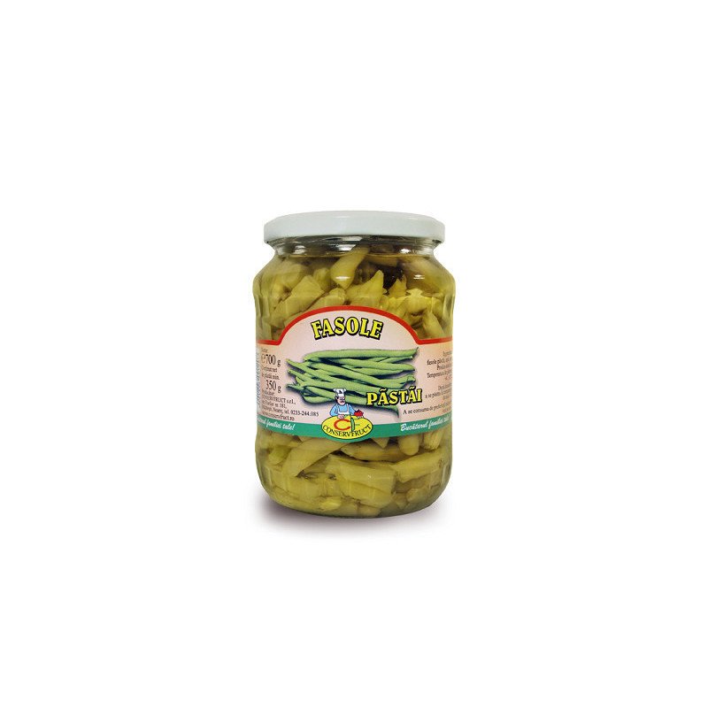 CONSERVFRUCT FASOLE PASTAI GALBENA 700ML 6/BAX-FAGIOLINI GIALLI