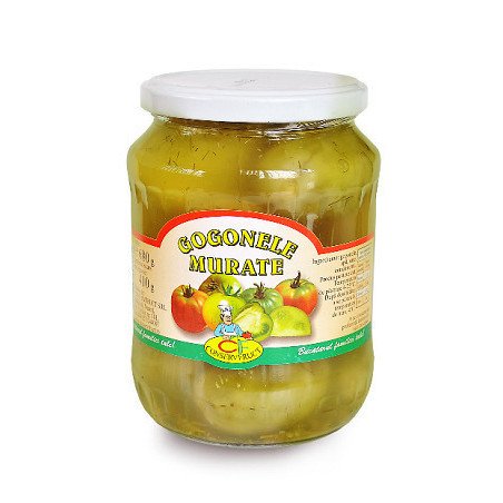 CONSERVFRUCT GOGONELE MURATE 720G 6/BAX-POMODORI VERDI IN SALAMOIA/OUT OF STOCK !!!