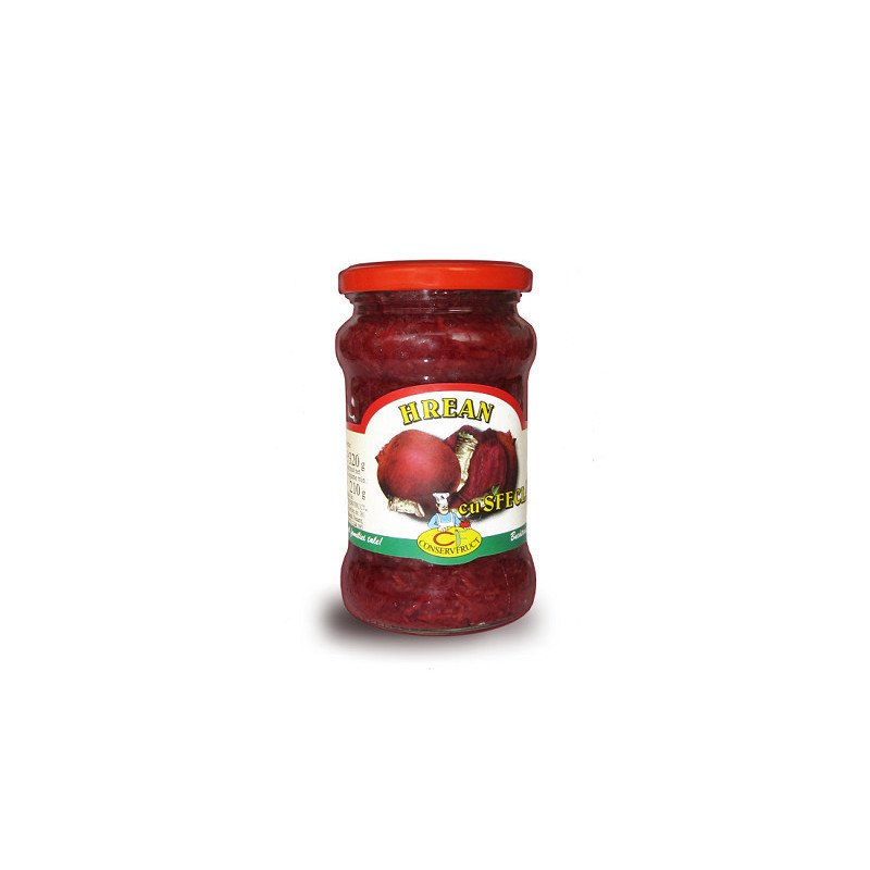 CONSERVFRUCT SALATA SFECLA CU HREAN 720G 6/BAX-RAFANO CON RAPA ROSSA