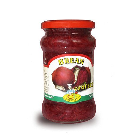 CONSERVFRUCT SALATA SFECLA CU HREAN 720G 6/BAX-RAFANO CON RAPA ROSSA