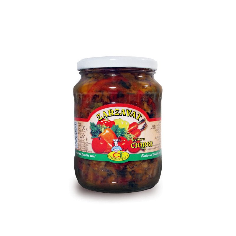 CONSERVFRUCT ZARZAVAT PT CIORBE 720G 6/BAX-VERDURE MINESTRE