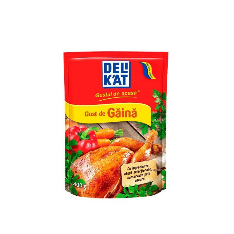 DELIKAT DE GAINA 400G 24/BAX-BASE PER ALIM. GALLINA