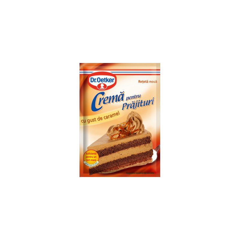 DR.OETKER CREMA PRAJITURA CARAMEL 55G 25/BAX- CREMA CARAMELLO
