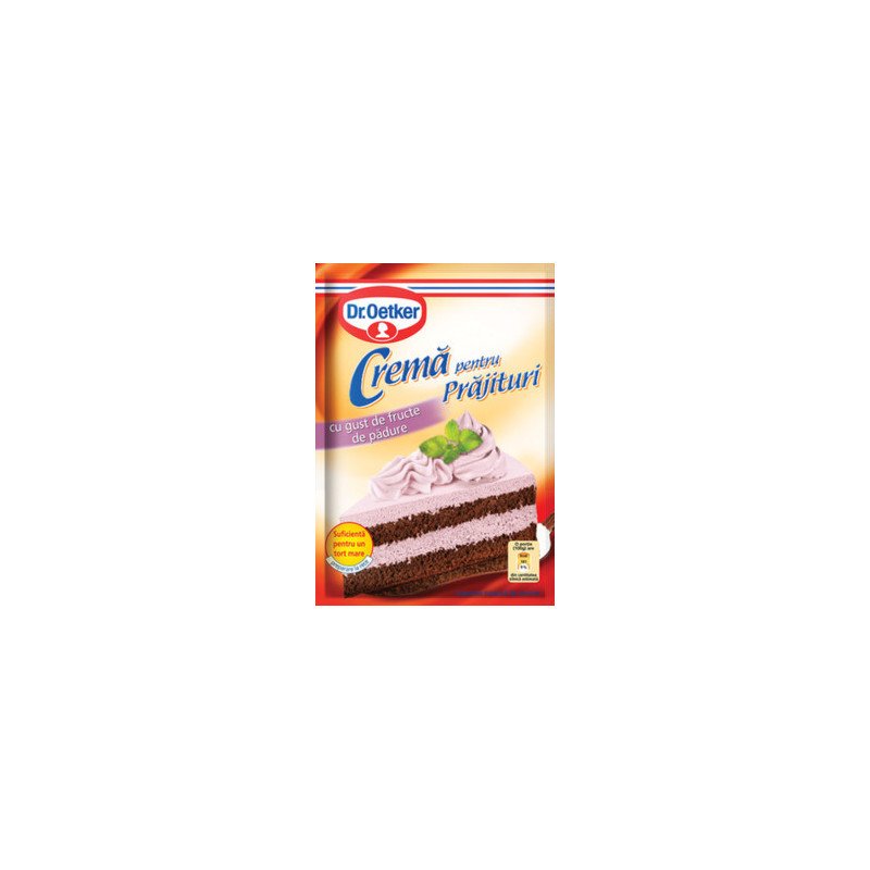 DR.OETKER CREMA PRAJITURA FRUCTE DE PADURE 50G 30/BAX- CREMA FRUTTI DI BOSCO