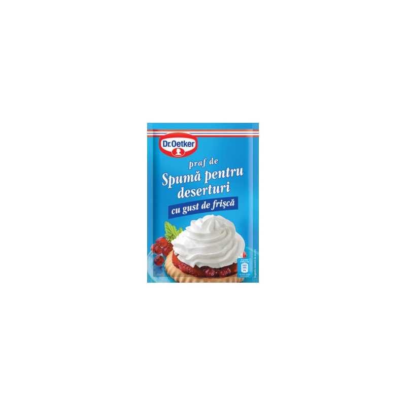 DR.OETKER SPUMA DESERT CU GUST FRISCA 48G 30/BAX-POLVERE PANNA