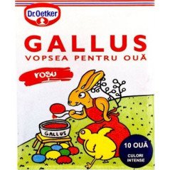 DR.OETKER VOPSEA DE OUA GALLUS 7ML 50/BAX-COLORANTE PER UOVA