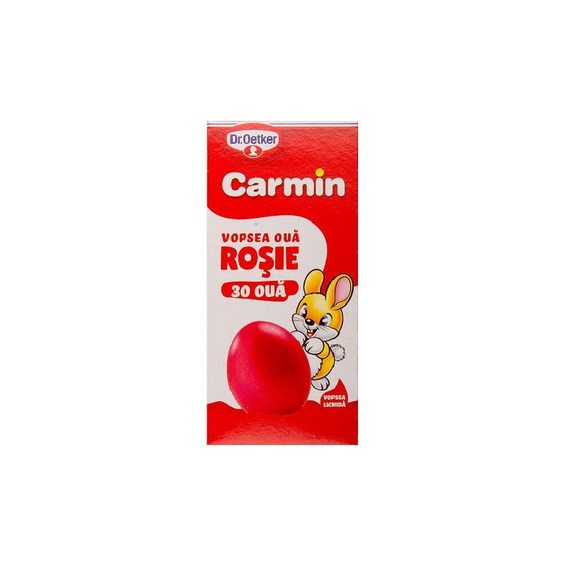 DR.OETKER VOPSEA DE OUA LICHIDA CARMIN ROSU 4.8ML 50/cut-COLORANTE PER UOVA