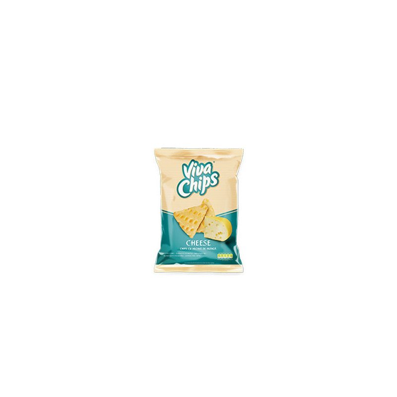 VIVA CHIPS CU BRANZA 100G-CHIPS AROMA FORMAGGIO