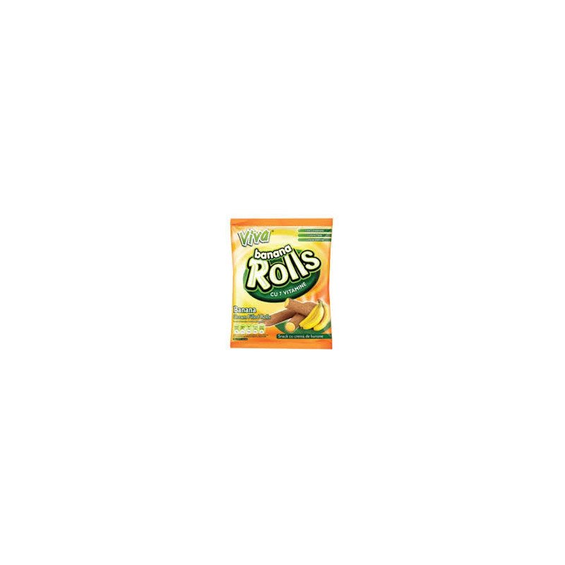 VIVA ROLLS BANANE 100G-SNAKS 18/BAX