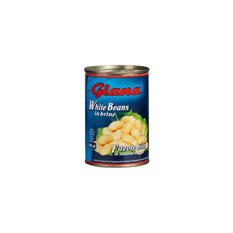 GIANA FASOLE ALBA IN SARAMURA 400G -FAGIOLINI CANNELLINI SALAMOIA