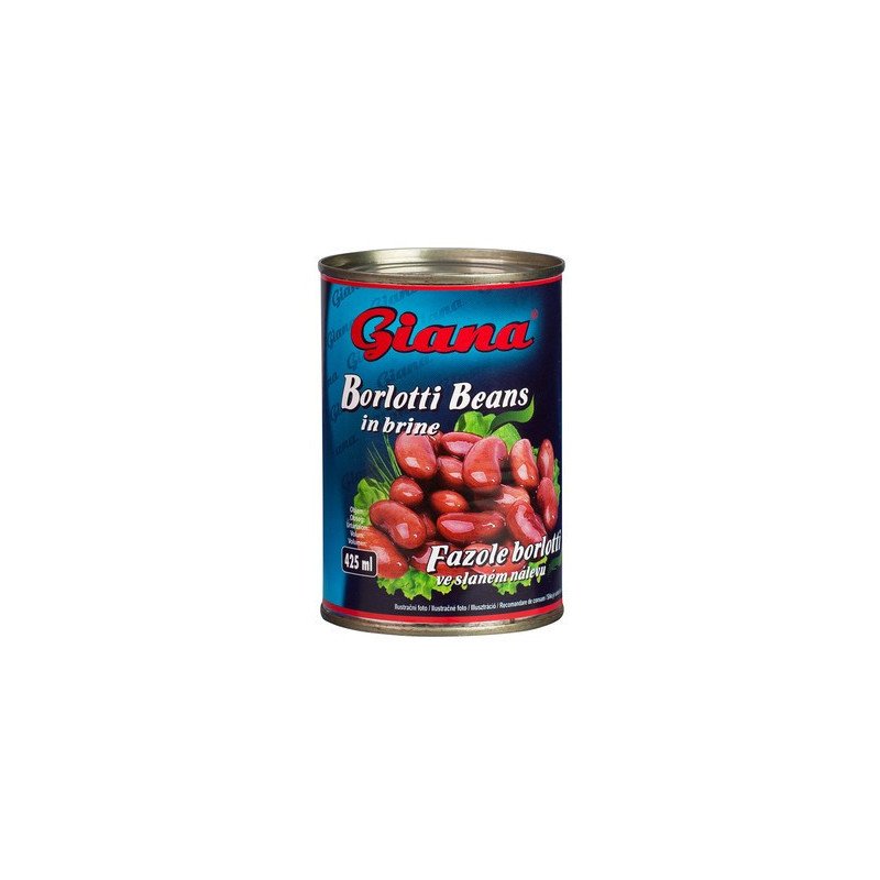 GIANA FASOLE ROSIE BORLOTTI SARAMURA 400G -FAGIOLINI BORLOTTI SALAMOIA