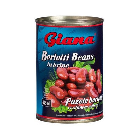GIANA FASOLE ROSIE BORLOTTI SARAMURA 400G -FAGIOLINI BORLOTTI SALAMOIA