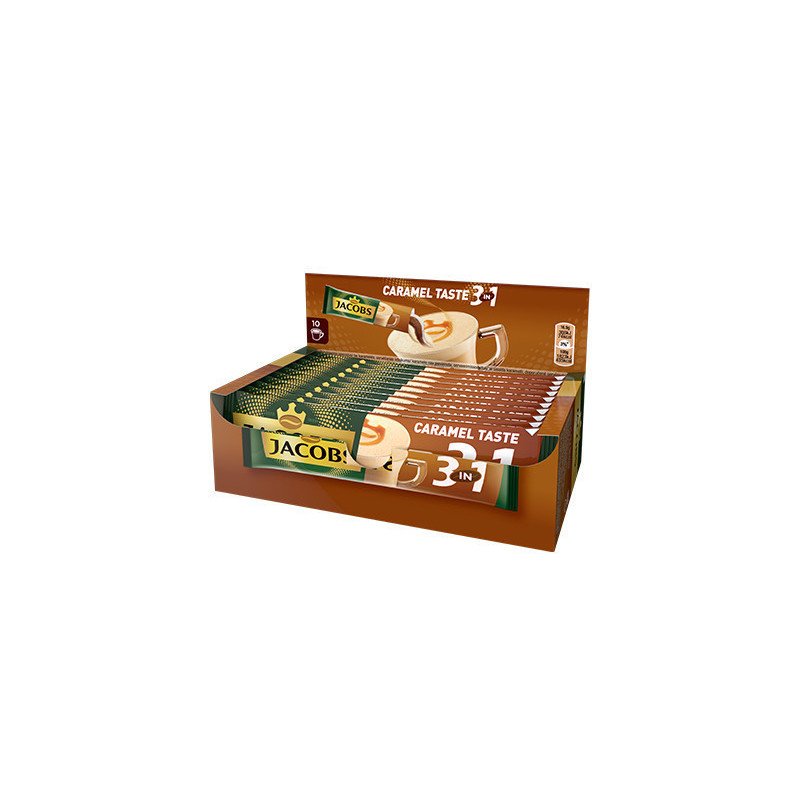 JACOBS 3 IN 1 CARAMEL 16.9G 10/BAX-CAFE 3IN1