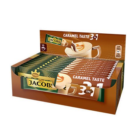 JACOBS 3 IN 1 CARAMEL 16.9G 10/BAX-CAFE 3IN1