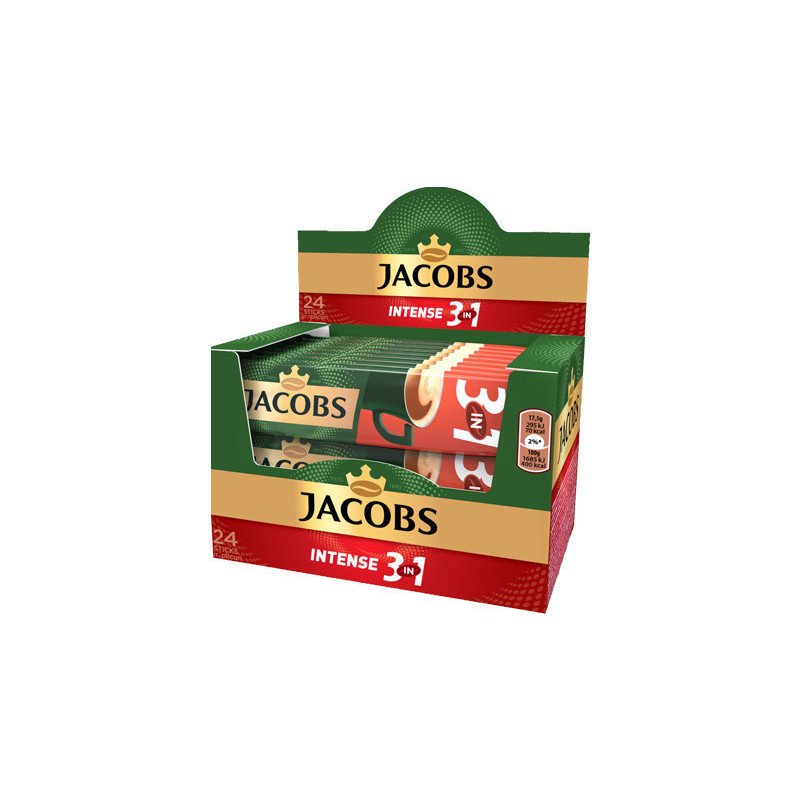 JACOBS 3 IN 1 INTENS 17,5G 24/BAX- CAFFE SOLUBILE INTENSO