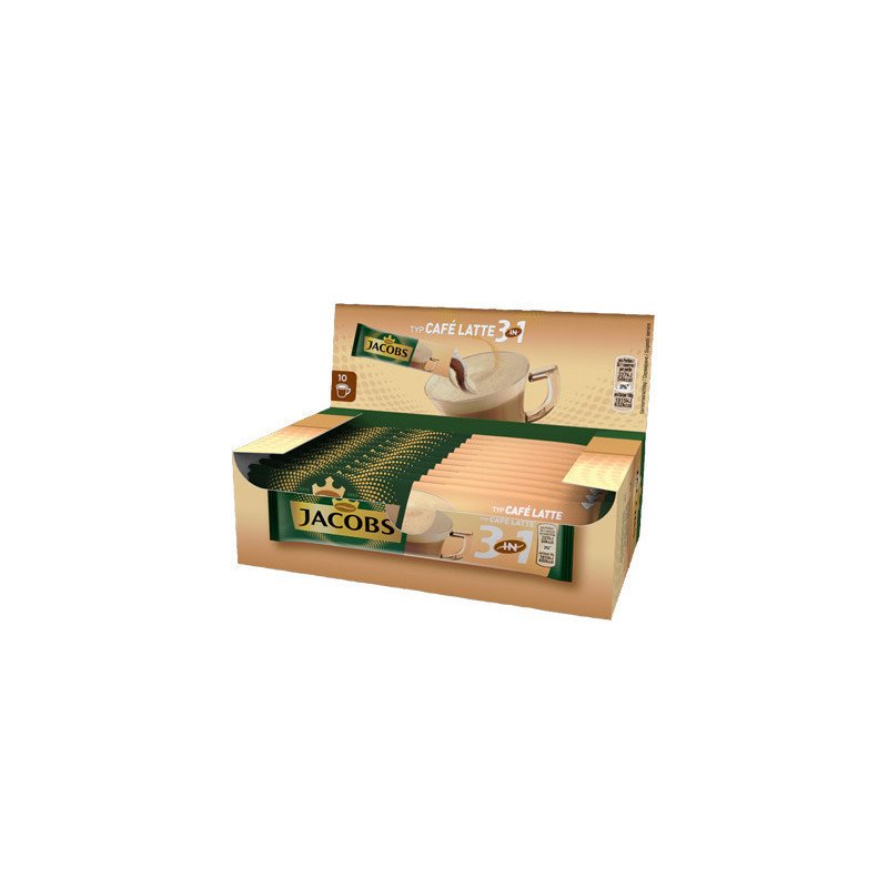 JACOBS 3 IN 1 LATTE 12.5G 10/BAX-CAFE 3IN1