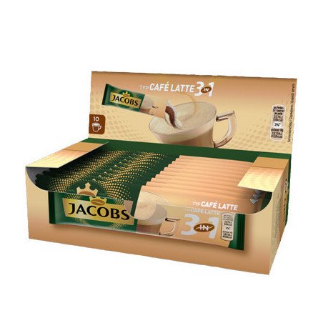 JACOBS 3 IN 1 LATTE 12.5G 10/BAX-CAFE 3IN1