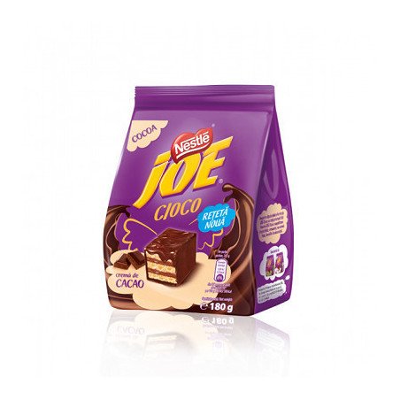JOE NAPOLITANE GLAZURATE CIOCOLATA 160G 12/BAX-WAFFER CIOCCOLATO