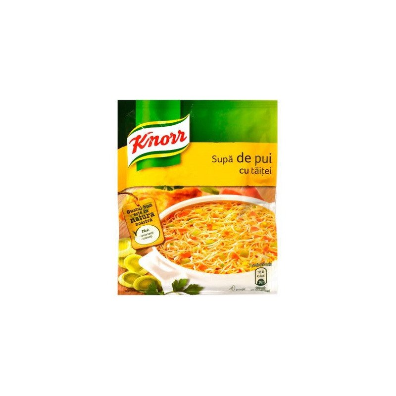 KNORR SUPA DE PUI CU TAIETEI 59G 15/BAX-ZUPPA POLLO TAGLIATELLE