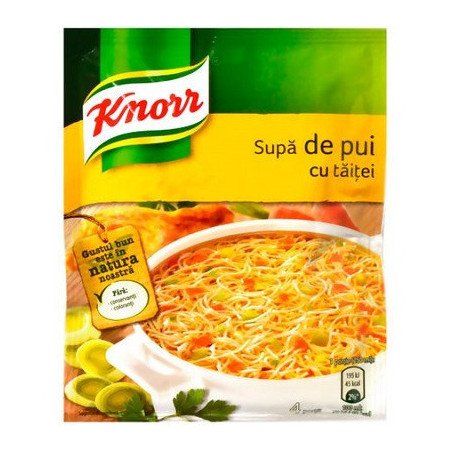 KNORR SUPA DE PUI CU TAIETEI 63G 18/BAX-ZUPPA POLLO TAGLIATELLE