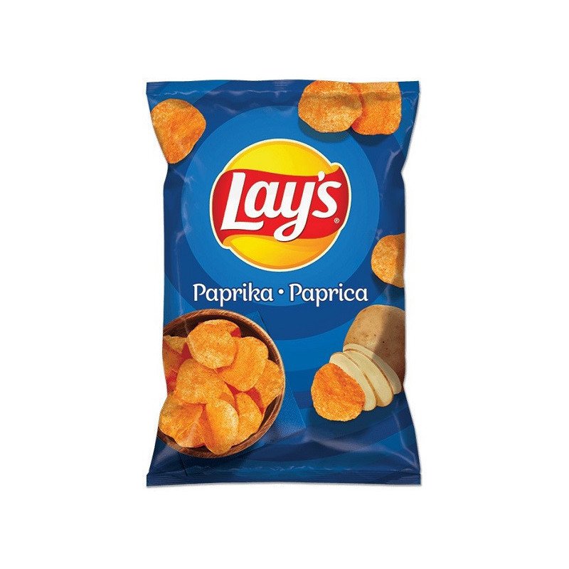 LAYS CHIPS PAPRIKA 60G 25/BAX-CHIPS