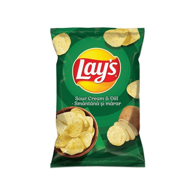 LAYS CHIPS SMANTANA SI MARAR 60G 25/BAX-CHIPS