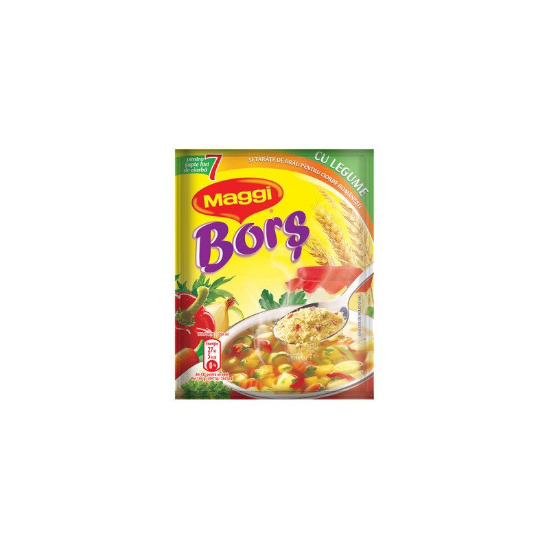 MAGGI BORS CU LEGUME 70G 30/BAX-BRODO CON LEGUMI