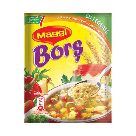 MAGGI BORS CU LEGUME 70G 30/BAX-BRODO CON LEGUMI