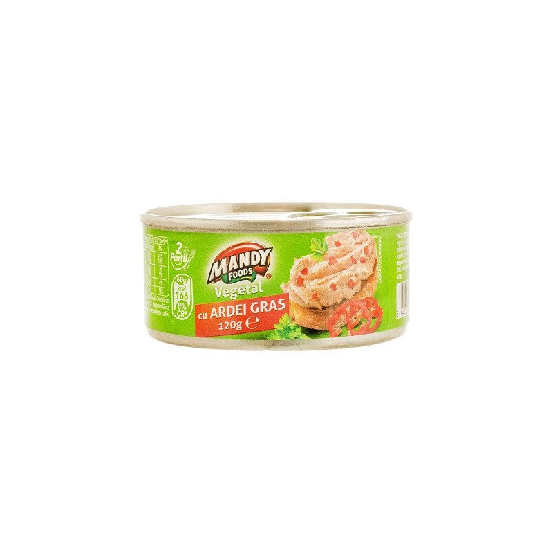 MANDY PATE VEG.CU ARDEI 120G-PATE VEG.PEPERONE