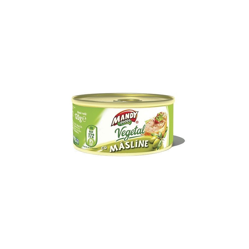 MANDY PATE VEG.CU MASLINE 120G-PATE VEG.OLIVE