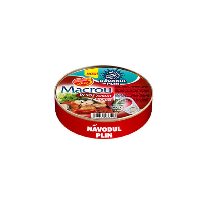 NAVODUL MACROU IN SOS PICANT 160G-SGOMBRO IN SALSA